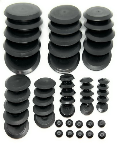 50 Piece Plastic Plugs for Round Holes - Auto Body Plugs - Body Plugs ...