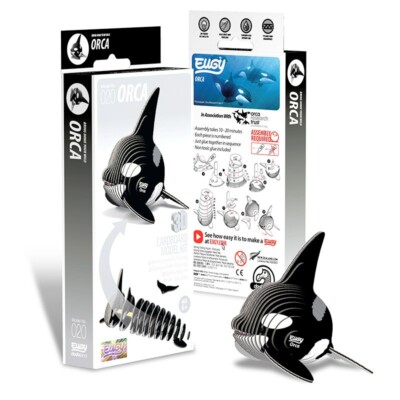 Orca 3D Cardboard Model Kit Eugy New