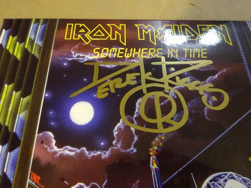 Signed Derek Riggs Autographed & Sketch Iron Maiden Album BAS Beckett COA - Picture 3 of 10