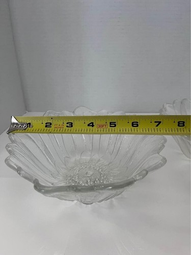 VTG-Set of 2 Lily Pons Clear by INDIANA GLASS Bowls 1960s - Picture 6 of 6