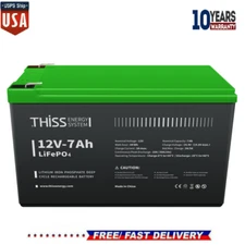 ECO-WORTHY 12V 7.0AH LiFePO4 Lithium Battery Bluetooth monitoring RV Solar Panel