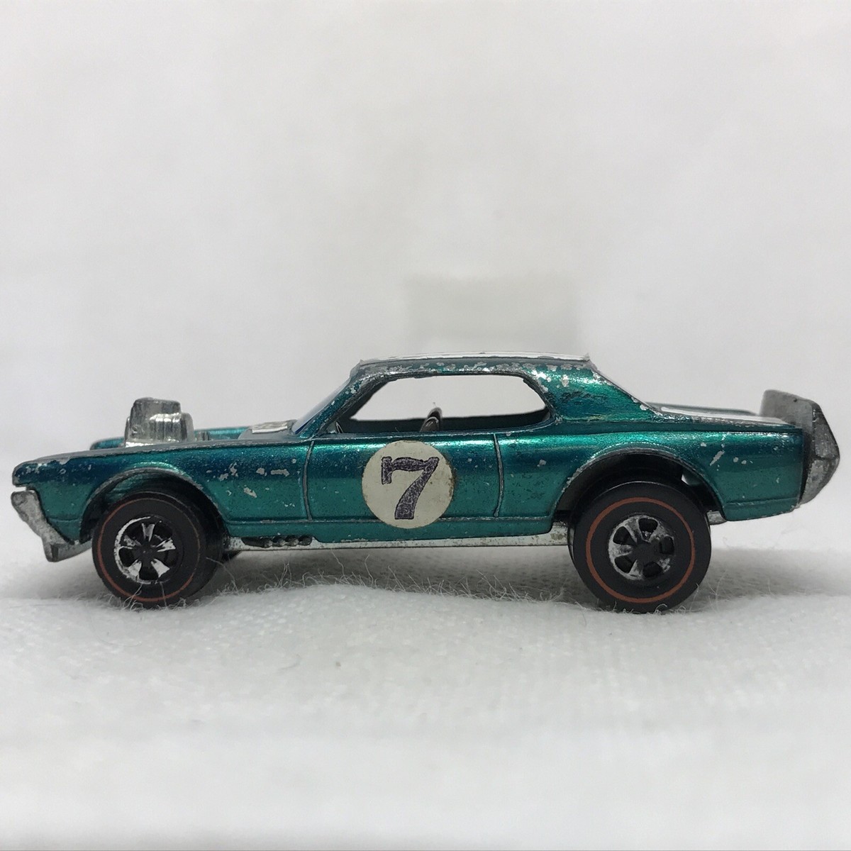 Hot Wheels Redline Nitty Gritty Kitty #7 1969 Aqua Gray Int. Made