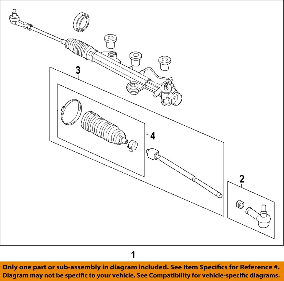 Used Rack and Pinion Assembly fits: 2016 Ford Transit 350  Grade A - Imagem 3 de 4