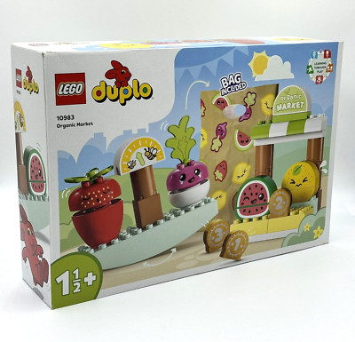 LEGO Duplo 10983 Biomarkt Obst Gemüse Markt NEU