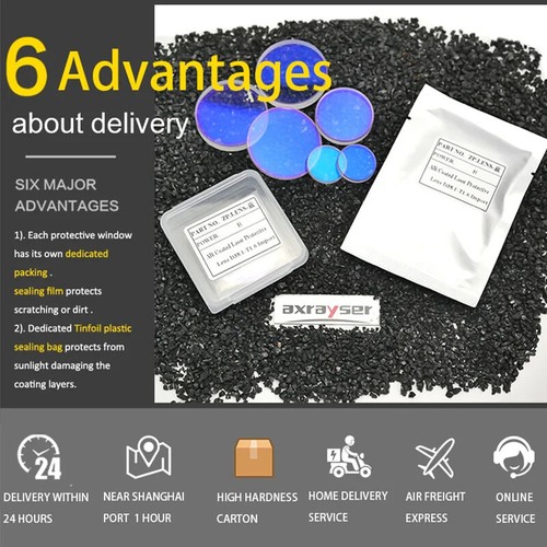 5pcs Protective Windows Original D27.9x4.1/24.9x1.5mm for Raytools BT240S BM111 - Picture 3 of 6
