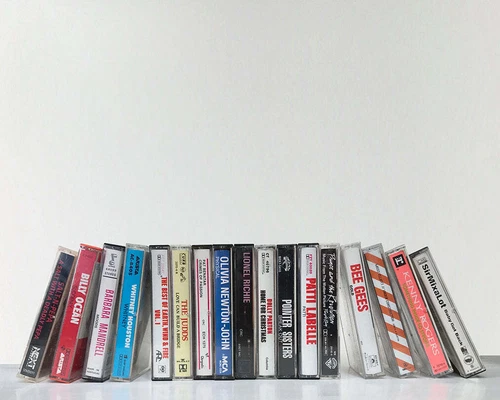 Tilted Cassettes Canvas Print (30"x40")