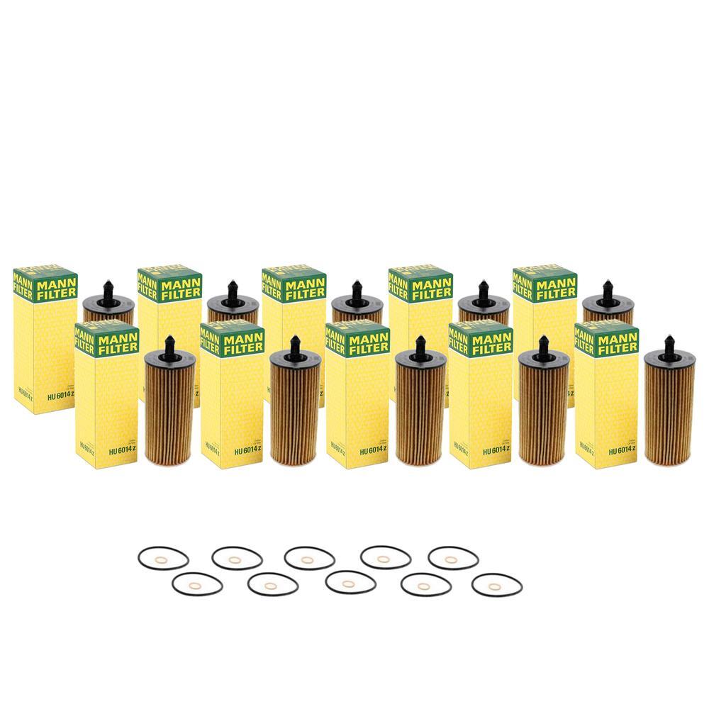 Mann HU6014/1Z Oil Filter For BMW - OEM 11428575211, Includes O-Rings - Foto 11