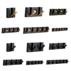Hooks No Drilling Wall-mounted Hanger Rack Self-adhesive Room 1/2/3/4/5/6 Hooks