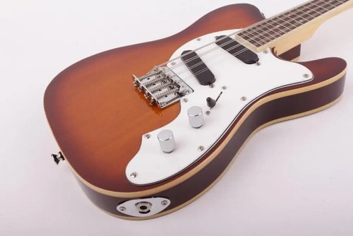 Guitarra Eléctrica Mandolina de 8 Cuerdas Cuello de Arce Diapasón de Palisandro en Sunburst - Imagen 5 de 6
