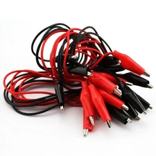 10pcs Alligator Clip Wires Test Leads Set with Alligator Clips Double-Ended C...