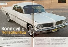 1962 Pontiac Bonneville Hardtop 389 V8 9 Pg Review