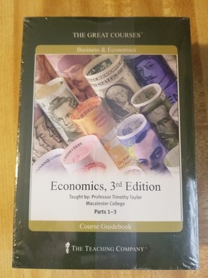 The Great Courses: Economics 3rd Edition Parts 1-3 DVD & Guidebook Set New