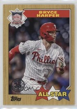2022 Topps Series 2 1987 Topps All-Star Baseball Bryce Harper #87AS-3 4pa