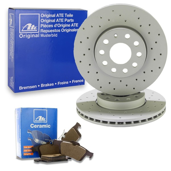 ATE Bremsscheiben Ø295Mm + Ceramic BeläGe Vorne FüR Mercedes B-Klasse A-Klasse-image