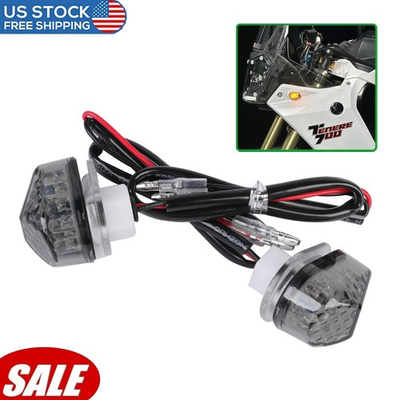 #ad For 2019 2025 Yamaha Tenere 700 Front LED Indicators Turn Signal Blinker Lights $32.86