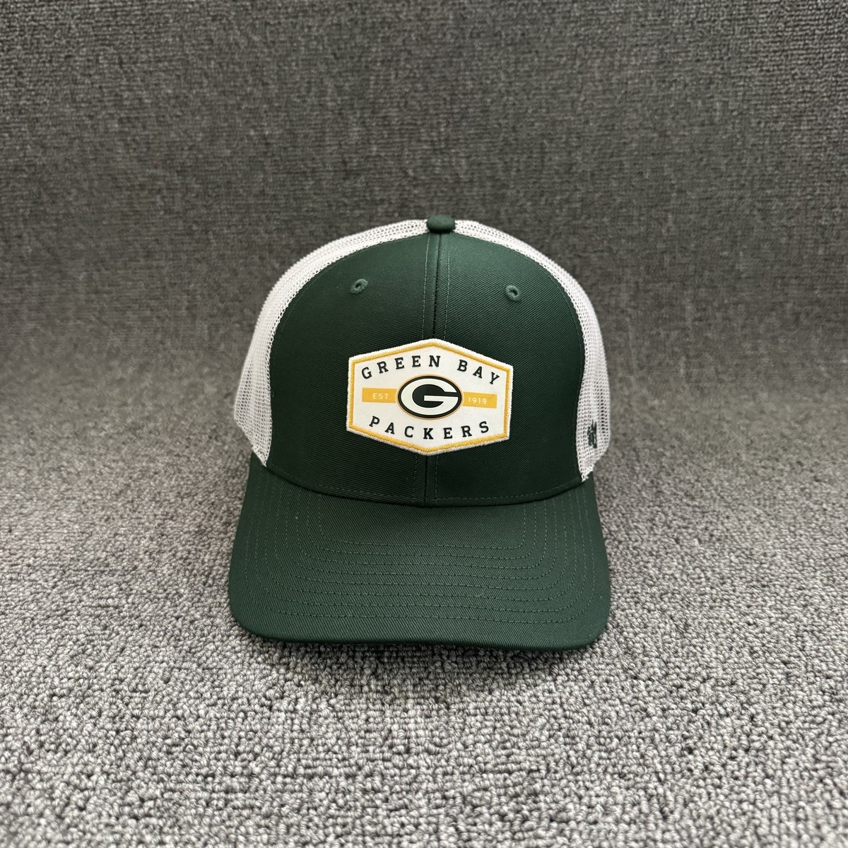 '47 Brand Green Bay Packers Trucker Snapback Green White One Size NFL Hat