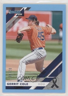 2019 Panini Donruss Father's Day Ribbon 2/49 Gerrit Cole #162 u6m