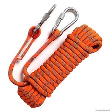 Static Climbing Rope 10mm 16mm 35FT 50FT 100FT 150FT 200FT 250FT Polyester Rock