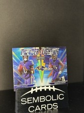 2021 Panini Playoff LAMAR JACKSON/MARQUISE BROWN Thunder and Lightning #TL-6
