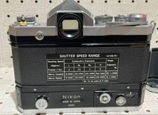 Rare working Nikon F camera Nikon F-36 motor drive