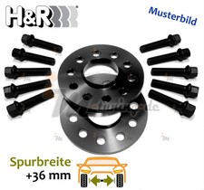 H&R TRAK+ Spurverbreiterung schwarz 36mm p.A. ABE für BMW X2 F39 :: 2017 >> 2023