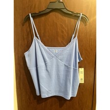 No Boundaries Lace Trim V-Neck Cami, Women's size XXL  H-004