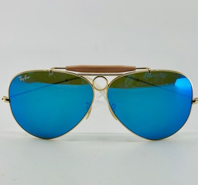 Vintage Ray-Ban B&L Aviator 10K GF Bullet Shooter Sunglasses (1950s)