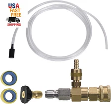 Adjustable Chemical Injector Kit for Pressure Washer, 3/8 Inch Quick Connector