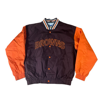 Cleveland Browns NFL Jacke Starter Baseball Windbreaker 90s Vintage Herren Medium