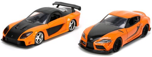 Jada Toys - 1:32 Fast & Furious 3 - Han's Mazda RX-7 and Toyota Supra Twin Pack - Afbeelding 3 van 4