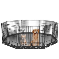 Dog Playpen Bottom Pad Fits for 24 Inch 8 Panels Regular Octagon Metal Exerci...