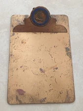 Vintage Monsanto Chemical Co. Brass Advertising Clipboard 1930's Saint Louis MO