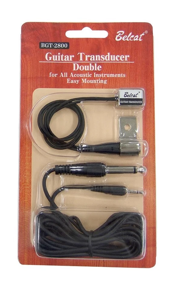 Pastilla piezoeléctrica Belcat Bell Chat Gitat funciona Ducer/doble BGT-2800 Foto 3 de 3