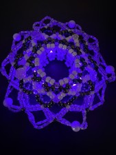 Kandi Bracelet Lights Up Battery Operated Stretchy String Edm Rave Plur