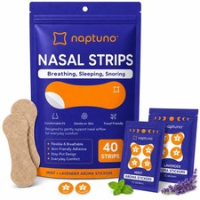 40 PCS Extra Strength Nasal Strips Snoring Relief Enhanced Breathing Aid