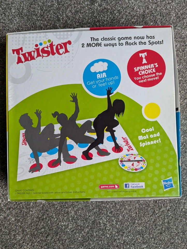 Twister Board Game - Excellent Condition and Complete In Box Hasbro Gaming - Image 4 of 4