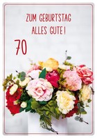 70. Geburtstag – Unverpackt - GlüCkwunschkarte Im Format 11,6 X 16,6 Cm Mit Umsc