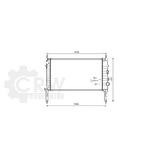 Kühler Motorkühlung für Chevrolet Trax