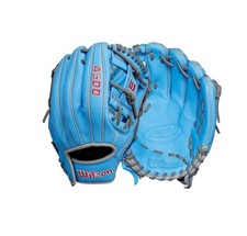 Wilson A500 11" Baseball Infield Glove Columbia Blue WBW10253811 RHT