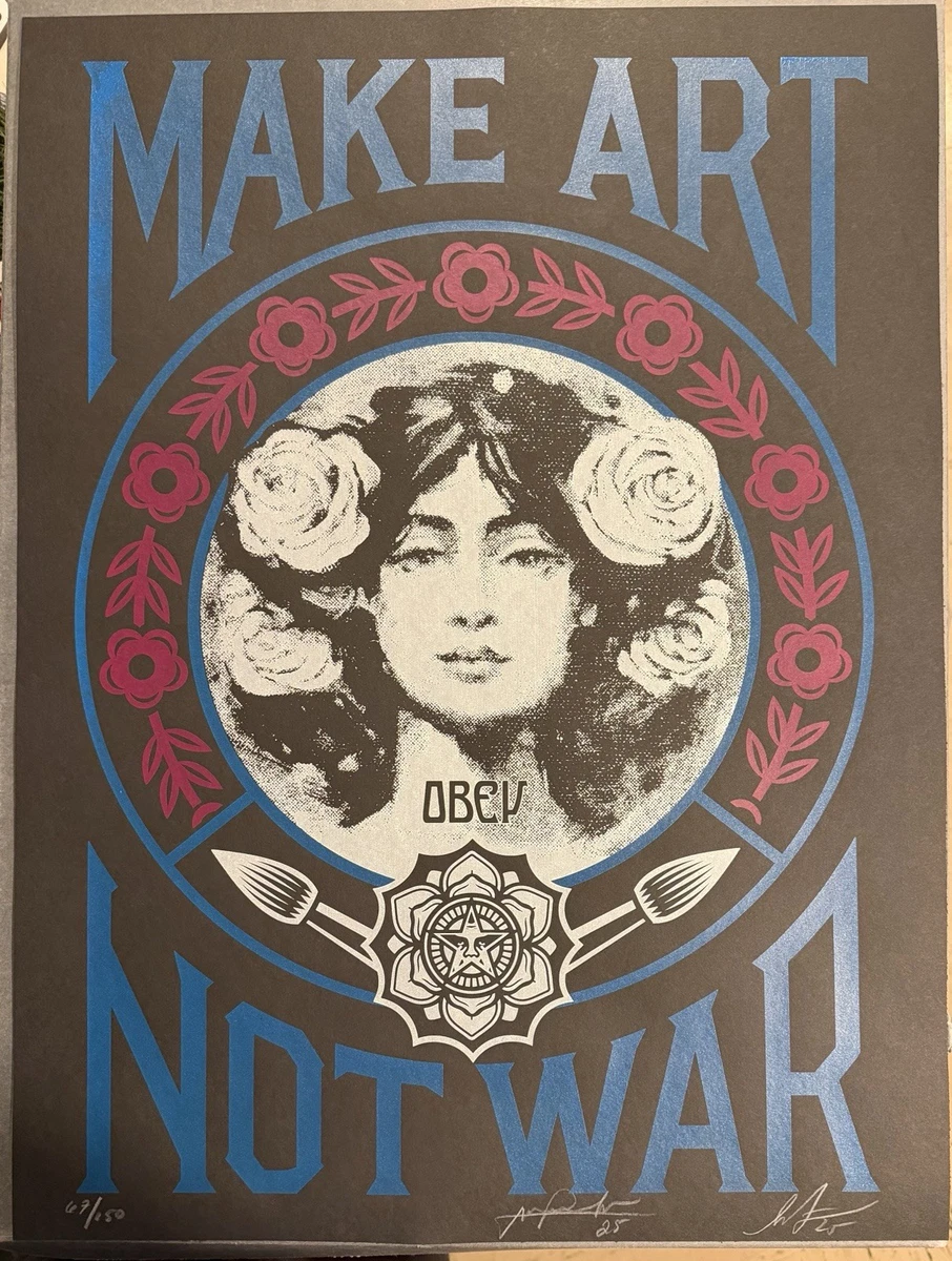Make Art Not War In Art Prints for sale | eBay