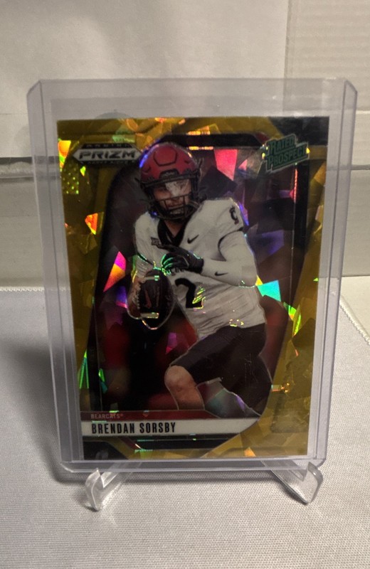 2025 Panini Prizm Draft Picks - Brendan Sorsby #152 Gold Ice Prizm (RC)