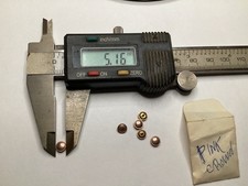 Pink or rose 6 colored pocket watch crowns 5.1mm parts