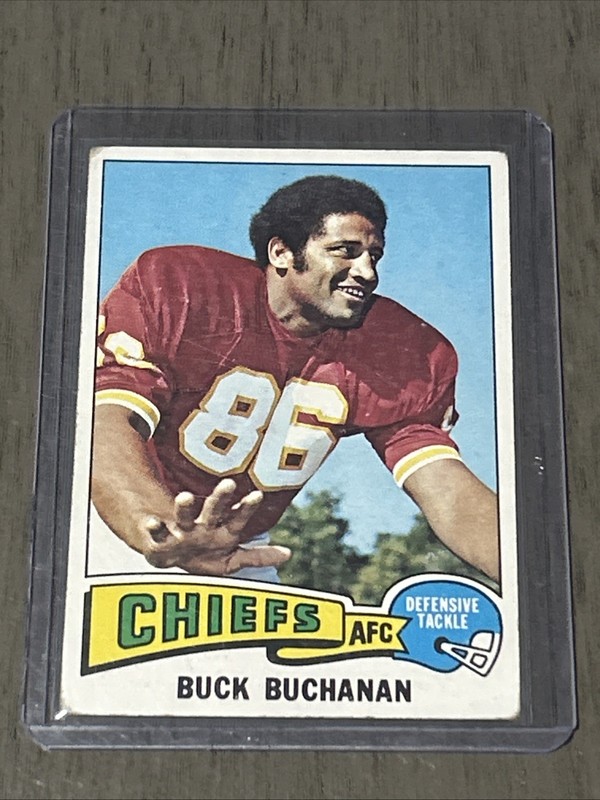 Buck Buchanan - 1975 Topps #16- Kansas City Chiefs / Grambling