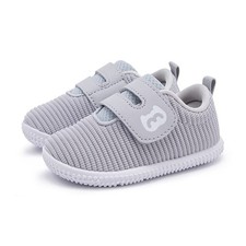 Baby Shoes Girls Boys First Walking Sneakers Infant 6 9 12 18 24 Months Grey ...