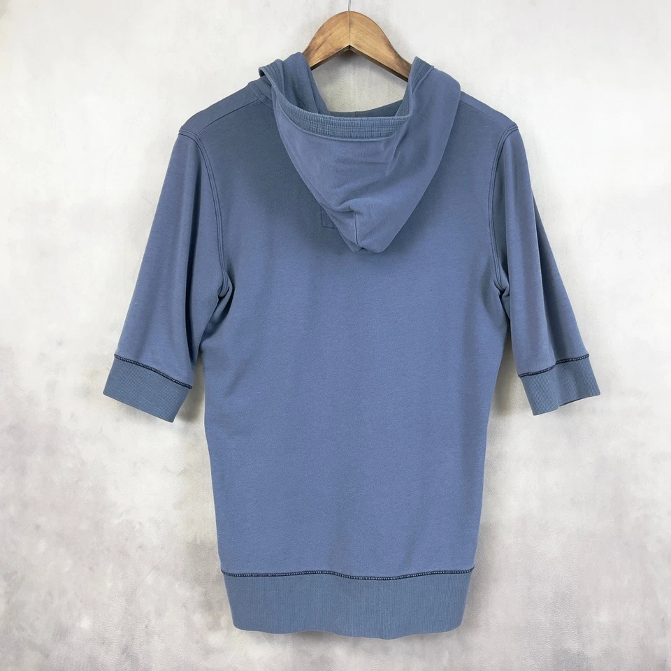 Y2K Hollister Mujer Babydoll HCO Sudadera con Capucha Top Grande Retro Vintage Patinador Costero Foto 2 de 4