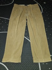 Vintage Polo Ralph Lauren Corduroy Pants 40x30 Hammond Cuffed Pleated Relaxed