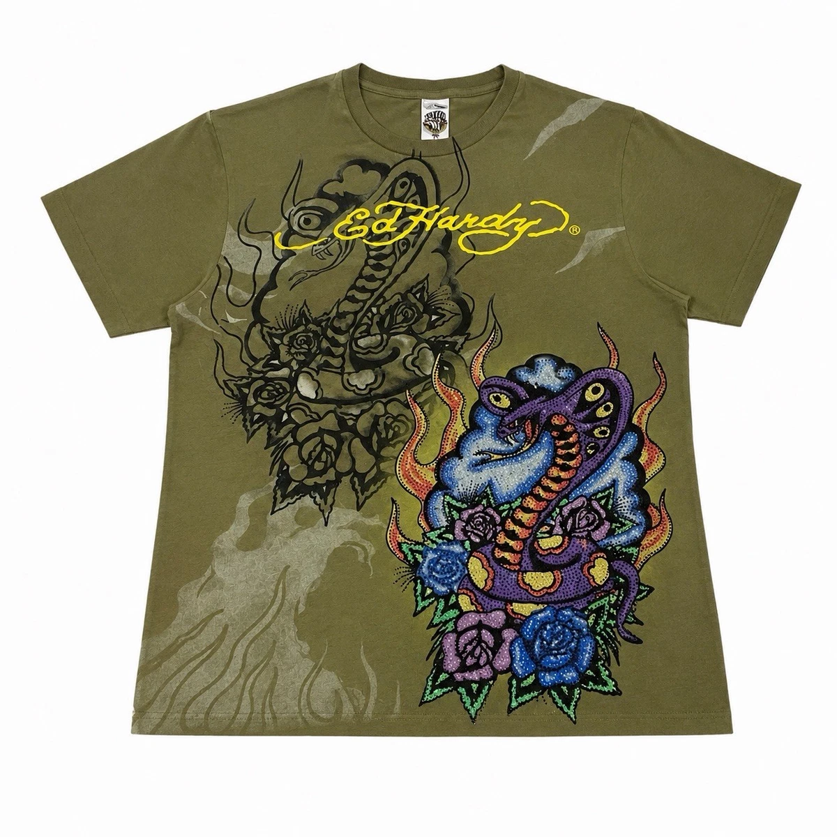 Ed Hardy Crew Neck Skull T-Shirts for Men for sale | eBay
