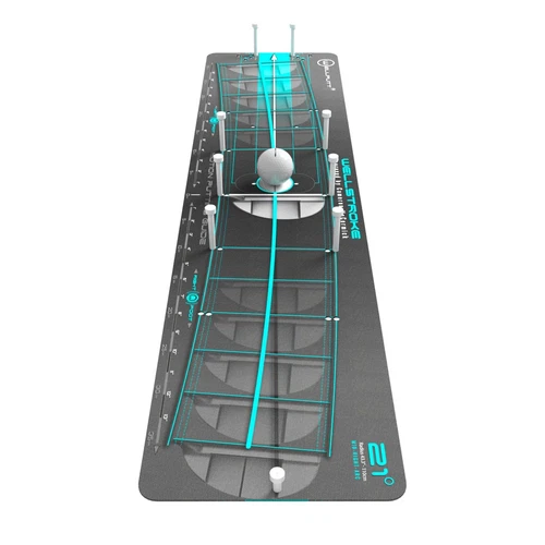 Wellputt Wellstroke Swing 21° Arc Right Handed Aid Cyan