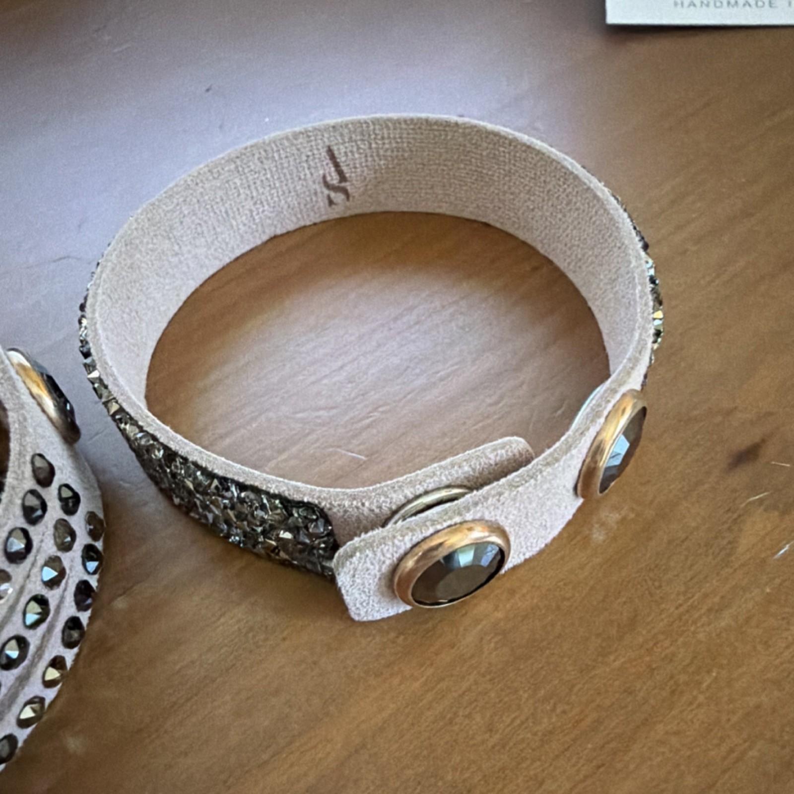 Authentic Austrian Crystal Slake wrap bracelets - image 4