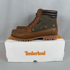 Timberland X AE Oakwell Cuero Medio Botas con Cordones Para Hombres 11 Marrón Nubuck Nuevas en Caja